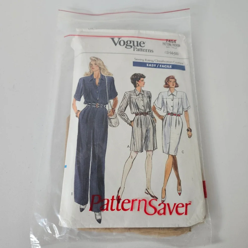Vintage Sewing Patterns Lot‎ Butterick Vogue Dress Gown Jumpsuit Size 12 14